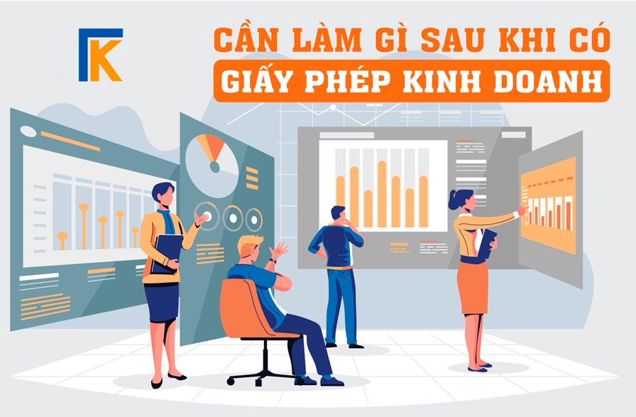 cần làm gì sau khi có giấy phép kinh doanh tại quận 12