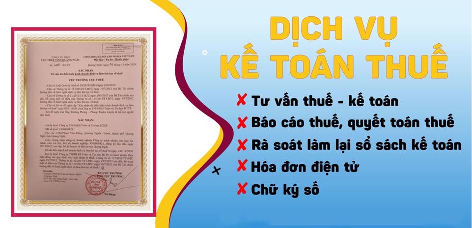 Dịch vụ kế toán giá rẻ tại Quảng Ngãi của kế toán Thành Khang