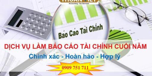 Dịch vụ báo cáo tài chính cuối năm TPHCM