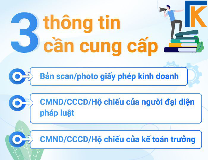 Thông tin cần cung cấp để làm thủ tục khai thuế ban đầu