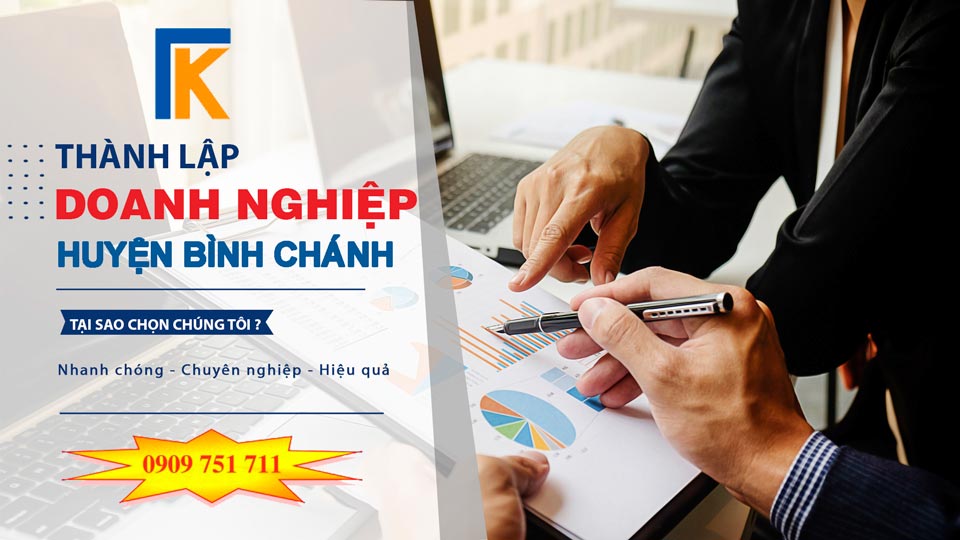 Dịch vụ thành lập doanh nghiệp khu vực huyện Bình Chánh