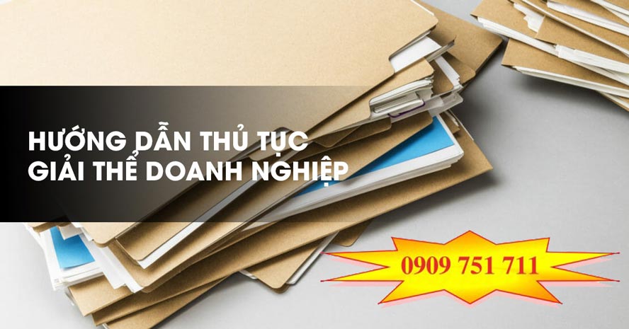 Hướng dẫn giải thể doanh nghiệp