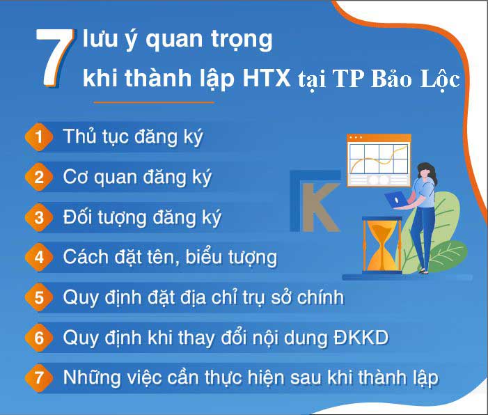 Những lưu ý khi thành lập hợp tác xã tại TP Bảo Lộc