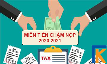 Miễn tiền chậm nộp năm 2020, 2021