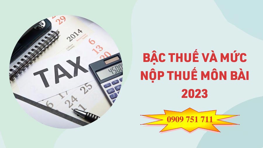 Mức nộp thuế môn bài năm 2023