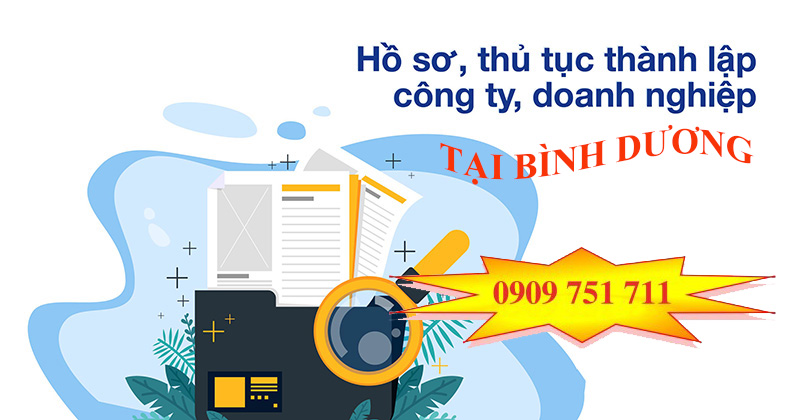 Thủ tục đăng ký thành lập doanh nghiệp tại Bình Dương