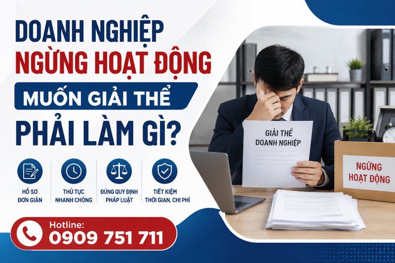 Doanh nghiệp ngừng hoạt động muốn giải thể phải làm gì?