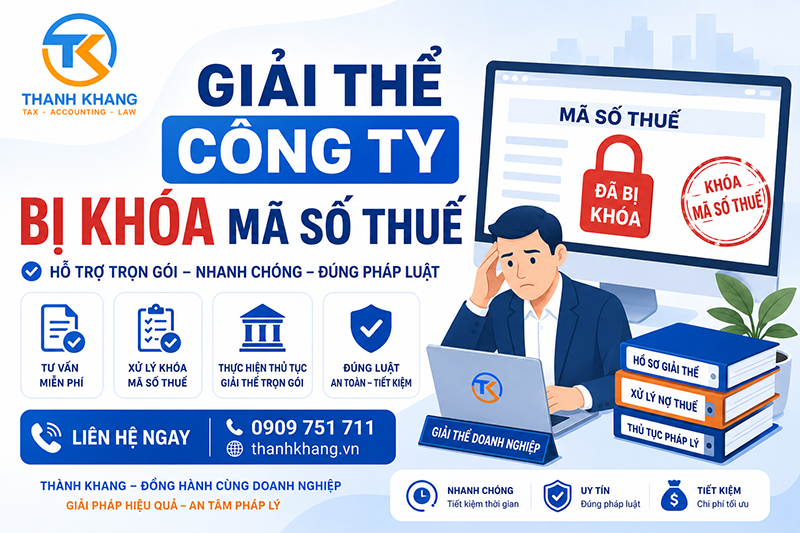 Giải Thể Công Ty Bị Khóa Mã Số Thuế Có Thực Hiện Được Không?